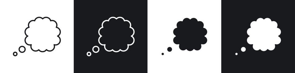Dream cloud icons graphic vectors