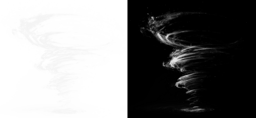 Power-filled PNG whirlwind with dynamic twisting rays
