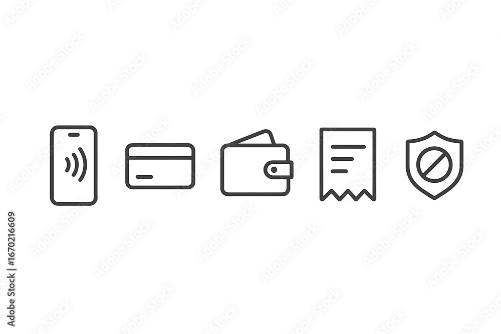 Poster digital payment methods and security features for modern transactions