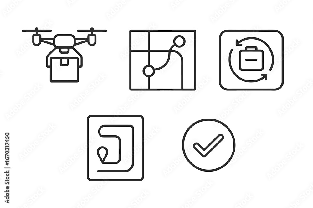 Poster delivery drone navigation system for efficient logistics solutions