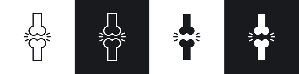 Bones icons graphic vectors
