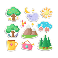 set of christmas icons