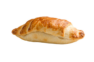 Golden baked pastry with a flaky crust, perfect for culinary presentations and recipes.