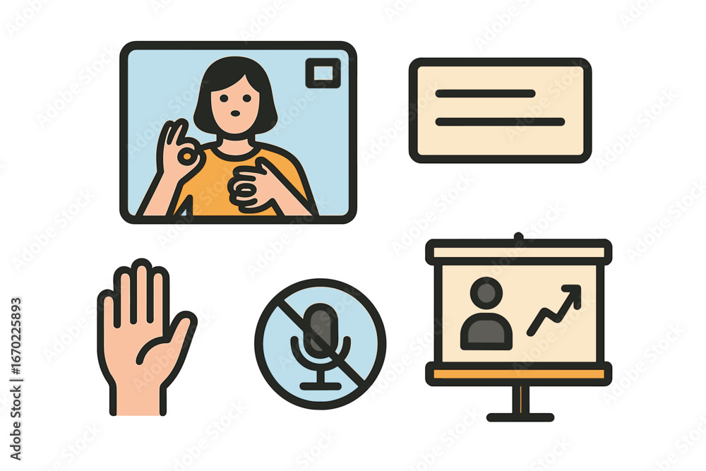 Poster virtual communication tools for remote presentation and interaction