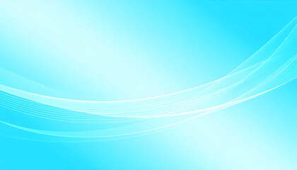 Naklejka premium Abstract Blue Wave Background with Smooth Gradient and Subtle Light