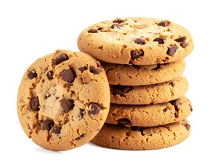 Stack of chocolate chip cookies (3)