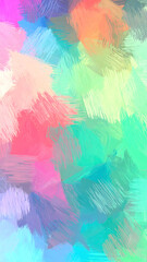 Fototapeta premium Abstract Colorful Brushstrokes Painting