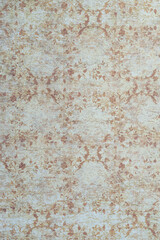 scrapbook with antique dainty floral pattern in beige and brown