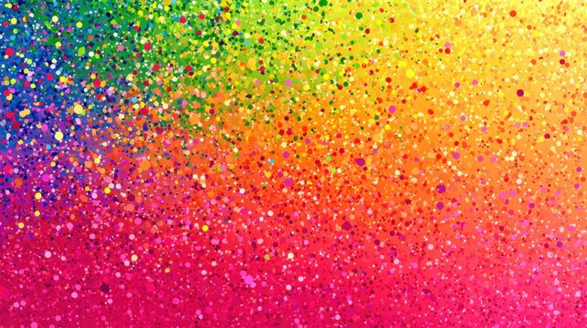 Colorful confetti explosion - Powered by Adobe