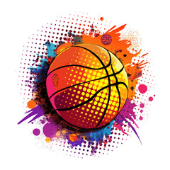 basketball background vector illustration