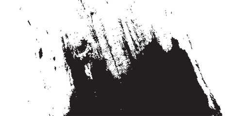 
An abstract brushstroke image in black ink against a stark white backdrop. The bold dark mass bleeds into broken textures, resembling erosion, stormy skies, or weathered surfaces. A modern expression