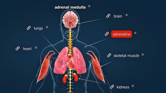 Adrenal medulla of kidneys