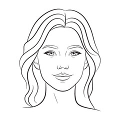 Celestial Hemera Line Art – Hemera Vector Outline Drawing with Refined Divine Details – Hemera Drawing – Vector of Hemera – Hemera Outline – Greek Goddess Silhouette