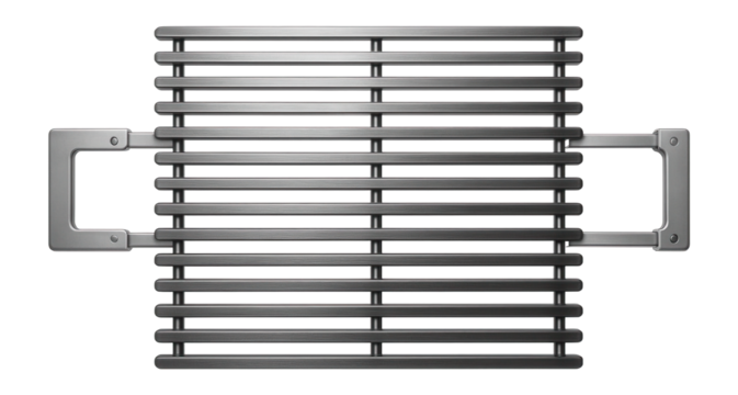 Expandable grill grate for a versatile cooking surface, adapting to different grill sizes.