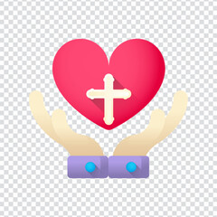 Obraz premium Sacred Heart Symbol