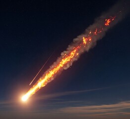 Meteor Falls on Earth
