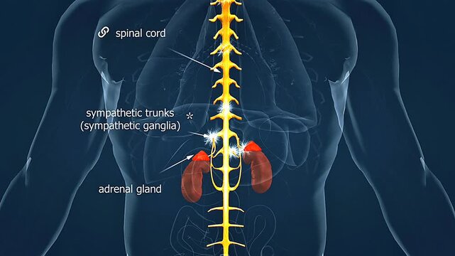 Regulation of the adrenal medulla