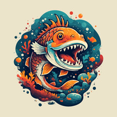Monster Fish Design Very Cool