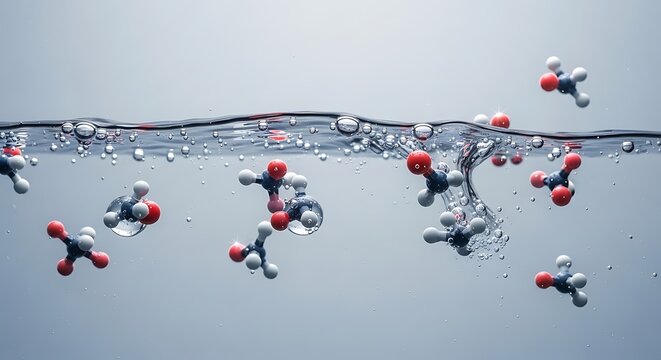 Molecules in water