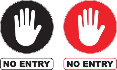 stop, prohibition, forbidden, access denied, restricted area, warning, caution, safety, security, symbol, icon, sign, traffic sign, hand, open hand, palm, silhouette, circle, red circle, black circle,