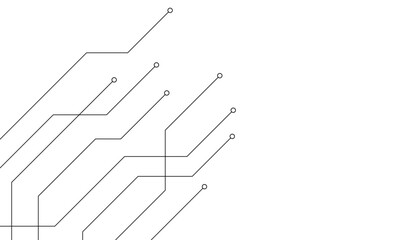 Abstract futuristic circuit board Illustration, Circuit board with various technology elements. Circuit board pattern for technology background. Vector illustration