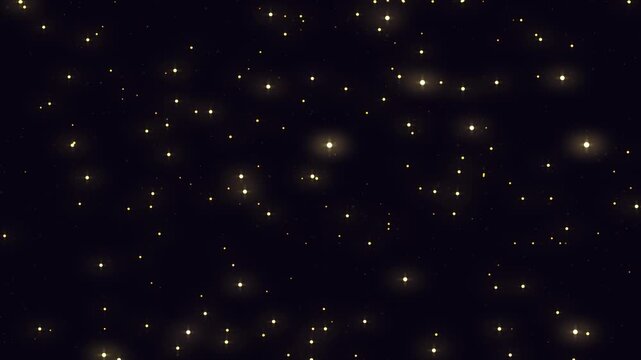 Space HUD interface, abstract background, starry sky video