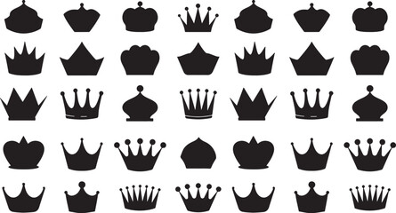 crown, royalty, king, queen, symbol, icon, silhouette, design, element, graphic, royal, crest, regal, monarchy, power, authority, leadership, status, luxury, ornate, simple, classic, modern, collectio