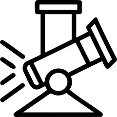 Modern spotlight icon for creative projects and presentations