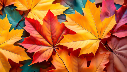 Herbstlaub Hintergrund 