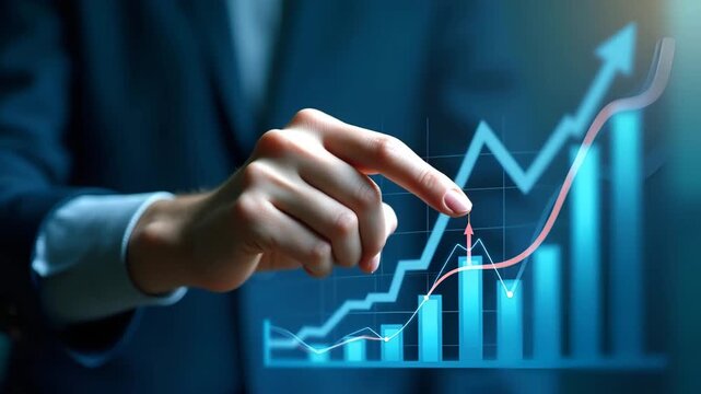 Evaluate Consumer Spending Outlook: Analyzing Purchasing Trends & Economic Indicators for Market Demand Forecasting in Photo Stock Concept & Left-Side Space