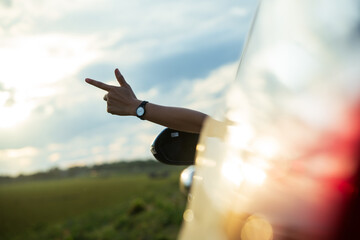 Road trip adventure open highway travel photograph scenic landscape dynamic viewpoint freedom concept