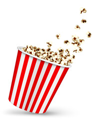 vector illustration of popcorn