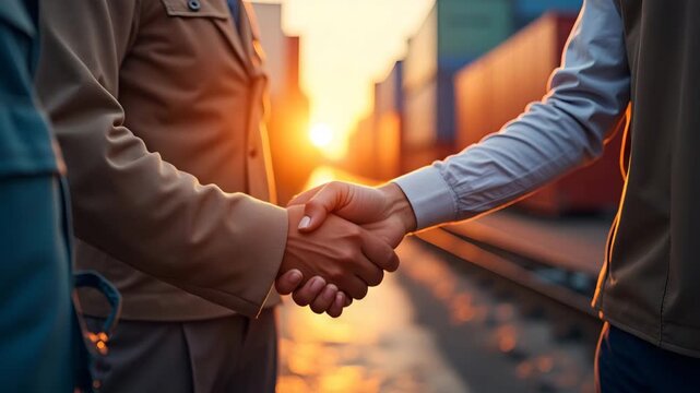 Visualizing Targeted Trade Restrictions: Strategic Embargoes and Market Controls to Safeguard Critical Sectors and National Interests - Stock Photo Concept with Left Space