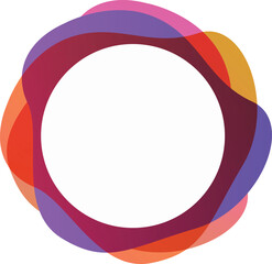 vector illustration of a colorful label design