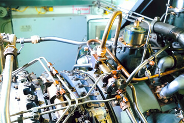 Aviation engine used as gas turbine at a liquefied natural gas plant.