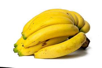 Photo of fresh golden Banaba taken with a high-resolution camera using the focus-stacking technique on a white background.