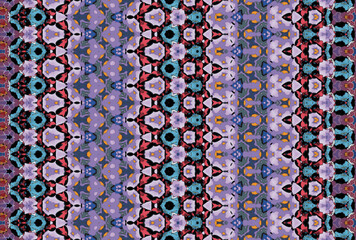 Seamless Cloth Design Digital Texture Decoration Luxury Symmetric Endless Template Graphic Visual Perspective Background Fashion Shape Wallpaper Interior Geometric Art Textile Fabric Tile Pattern.