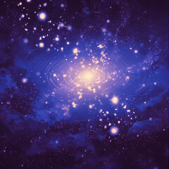 Obraz premium space galaxy background