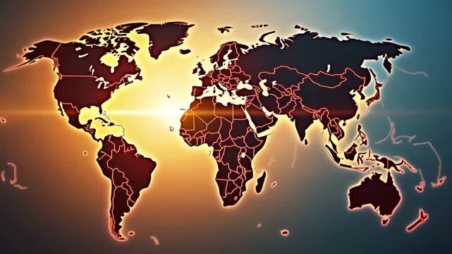 Global Reaction to Tariff Hikes: Visualizing International Policy Backlash and Market Volatility in Trade Dynamics - Photo Stock Concept