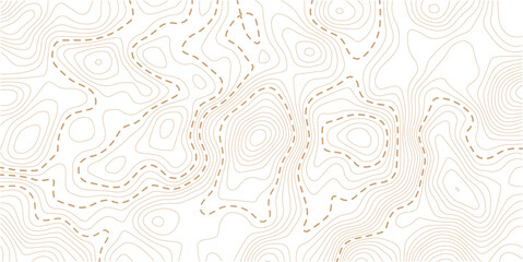 Retro topographic map. Geographic contour map. Abstract outline grid, vector illustration.
