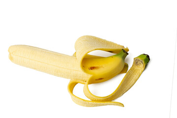 Photo of fresh golden Banaba taken with a high-resolution camera using the focus-stacking technique on a white background.