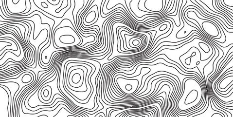 Topographic map pattern set vector. Luxury abstract mountain terrain map background with abstract shape line texture. Design illustration for wall art, fabric, packaging, web, wallpaper.