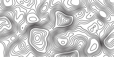 Fototapeta premium Topographic map pattern set vector. Luxury abstract mountain terrain map background with abstract shape line texture. Design illustration for wall art, fabric, packaging, web, wallpaper.
