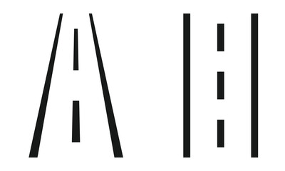 Road icon symbol illustration