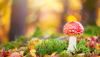Fliegenpilz im Wald 