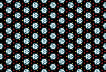 Seamless Cloth Design Digital Texture Decoration Luxury Symmetric Endless Template Graphic Visual Perspective Background Fashion Shape Wallpaper Interior Geometric Art Textile Fabric Tile Pattern.