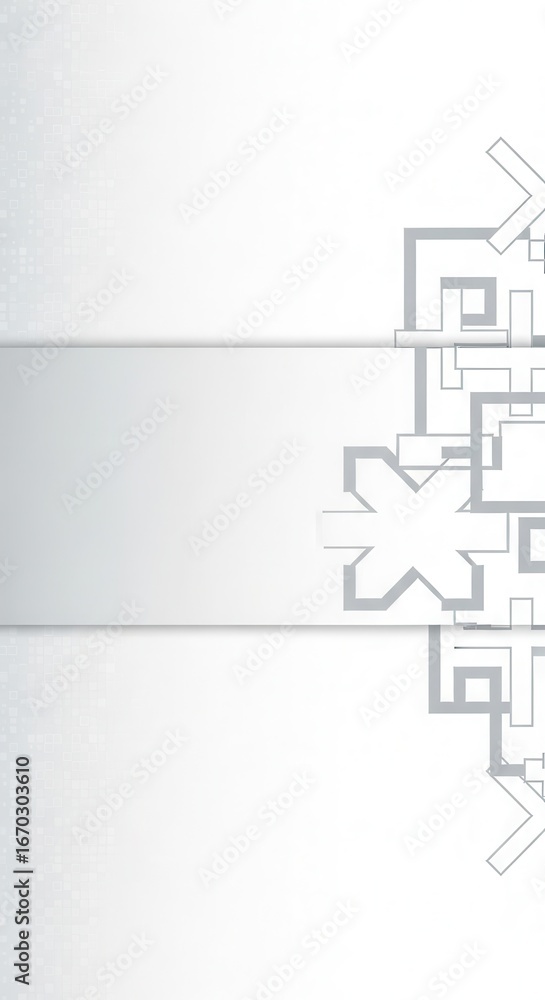 Poster abstract geometric shapes on elegant background isolated png with transparent background