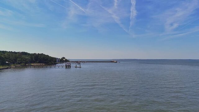 Explore serene waterfront views and tranquil skies 