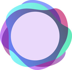 vector illustration of a colorful label design