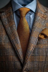 Businessman in suit expresses gratitude with handwritten note of appreciation and courtesy